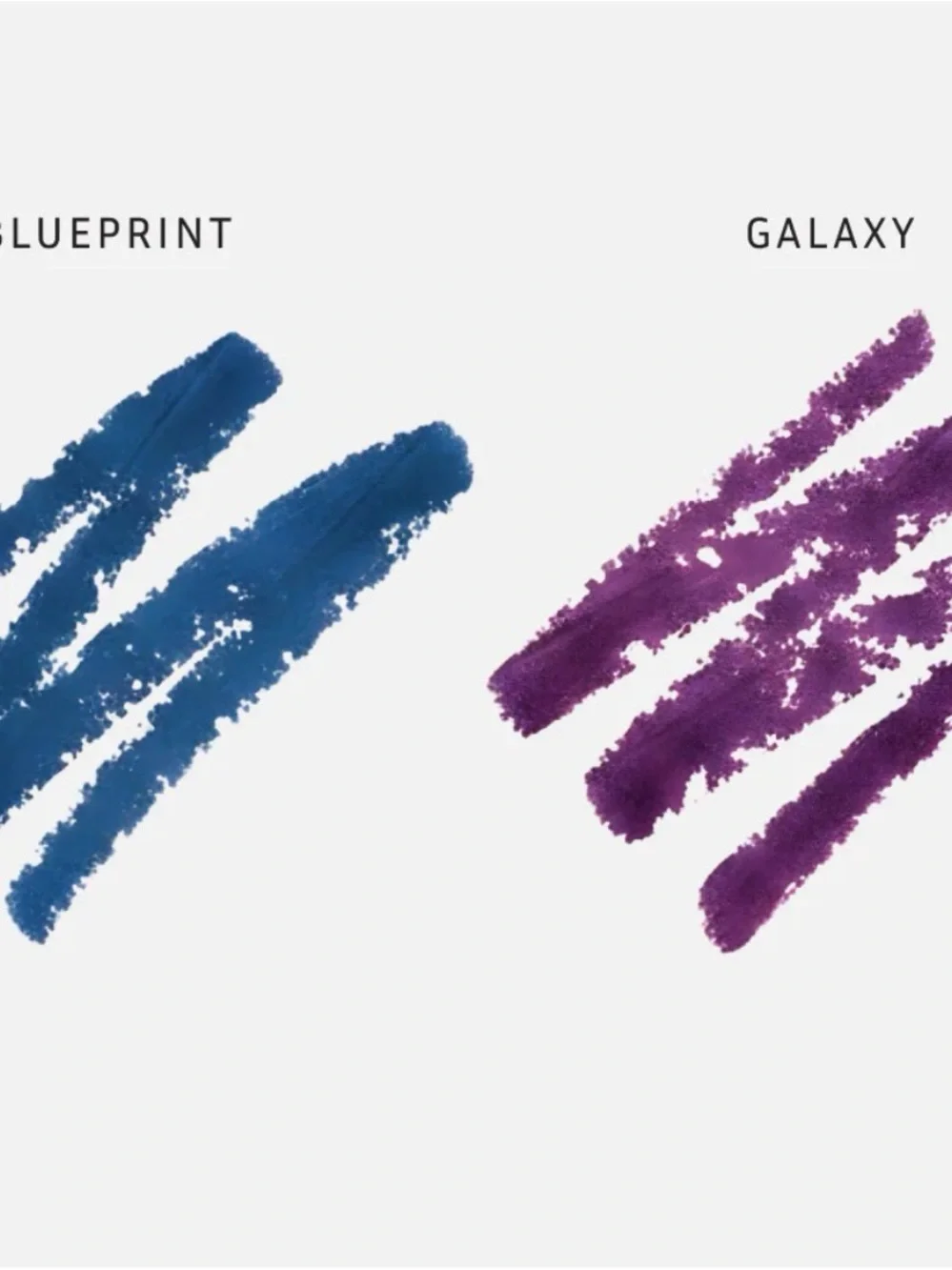 Lithe High Definition Gel Eyeliner - Blueprint and Galaxy.